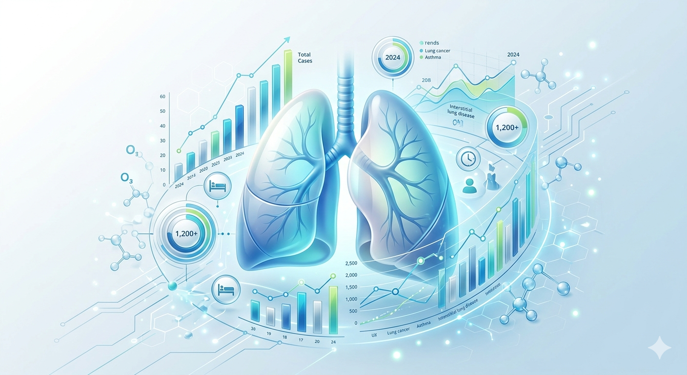 呼吸器内科退院患者集計