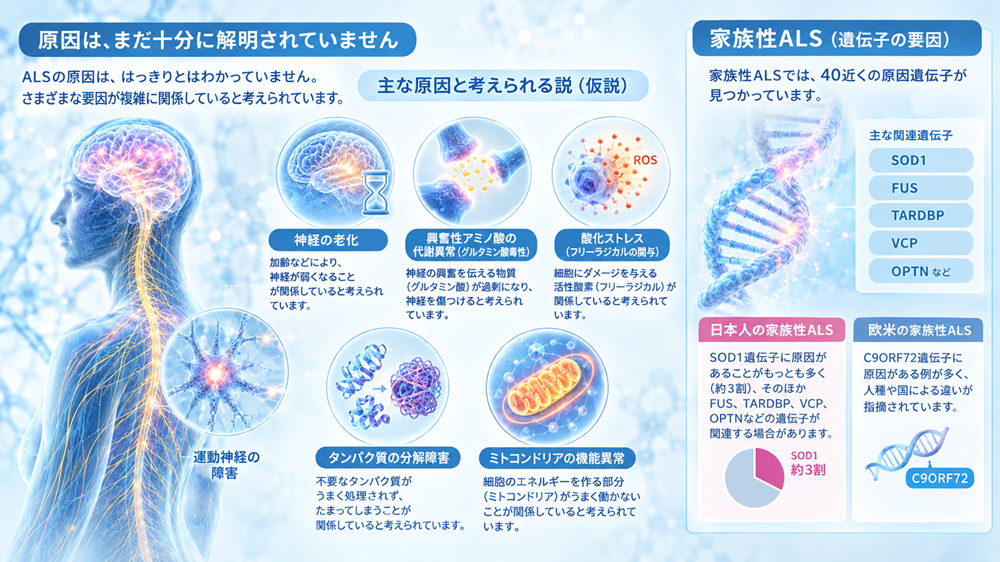 ALSの原因について